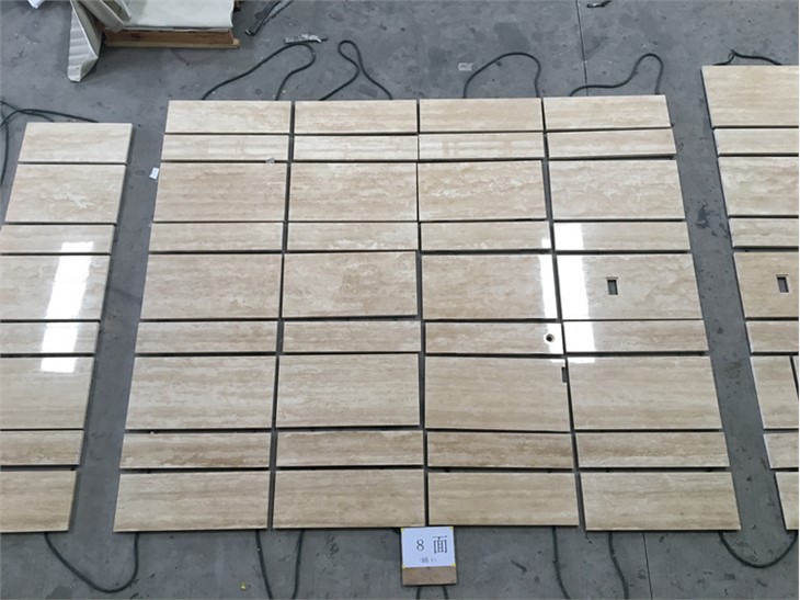 Travertínové vnútorné podlahové dlaždice