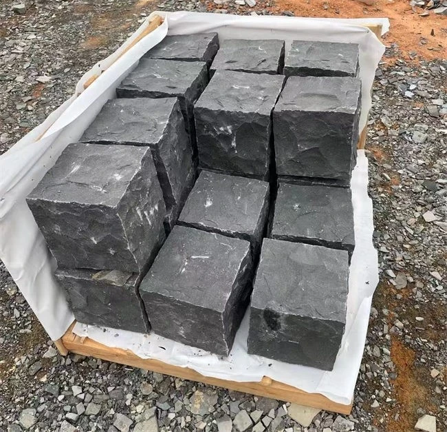 natural split basalt stone cubes natural split basalt stone cubes
